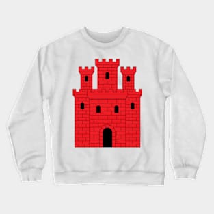 Red heraldic castle Crewneck Sweatshirt